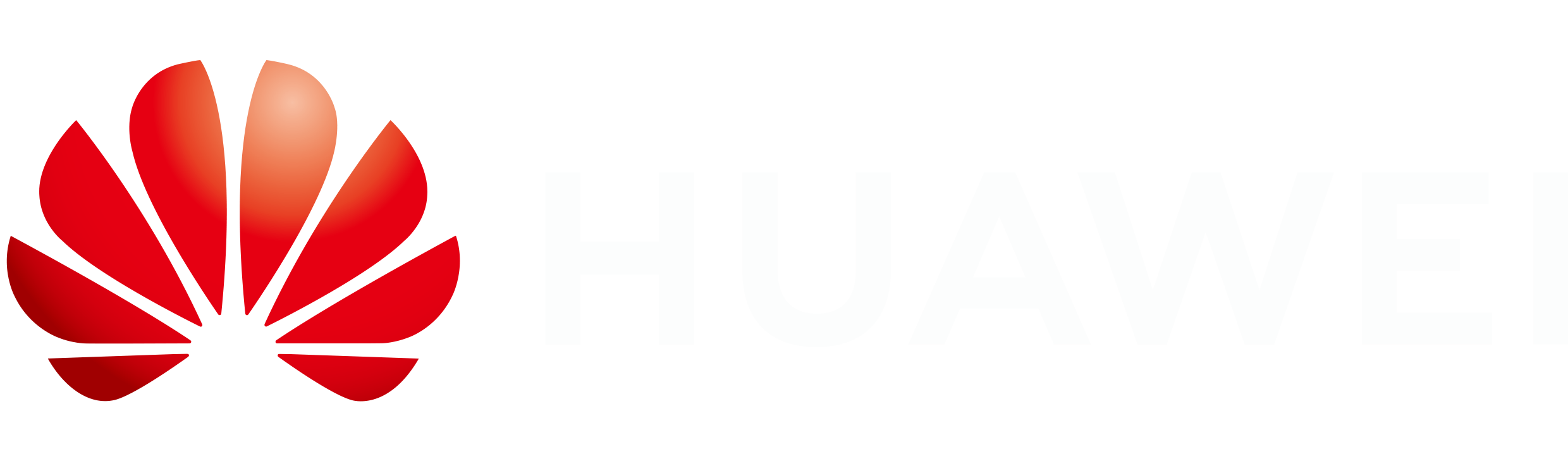 华为logo（横版白字）